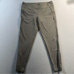 Athleta Delancey Skyline Herringbone Tight, Beige, Size XL